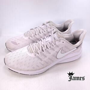 Nike Zoom Vomero 14 Lace Up Athletic Running Shoe Mens Size 13 CK1969-002 White